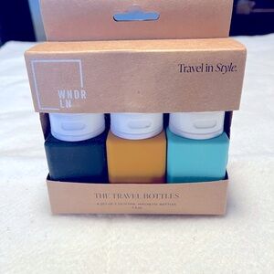 WNDRLN Wonder Lane Magnetic 1.5 oz Travel Bottles New